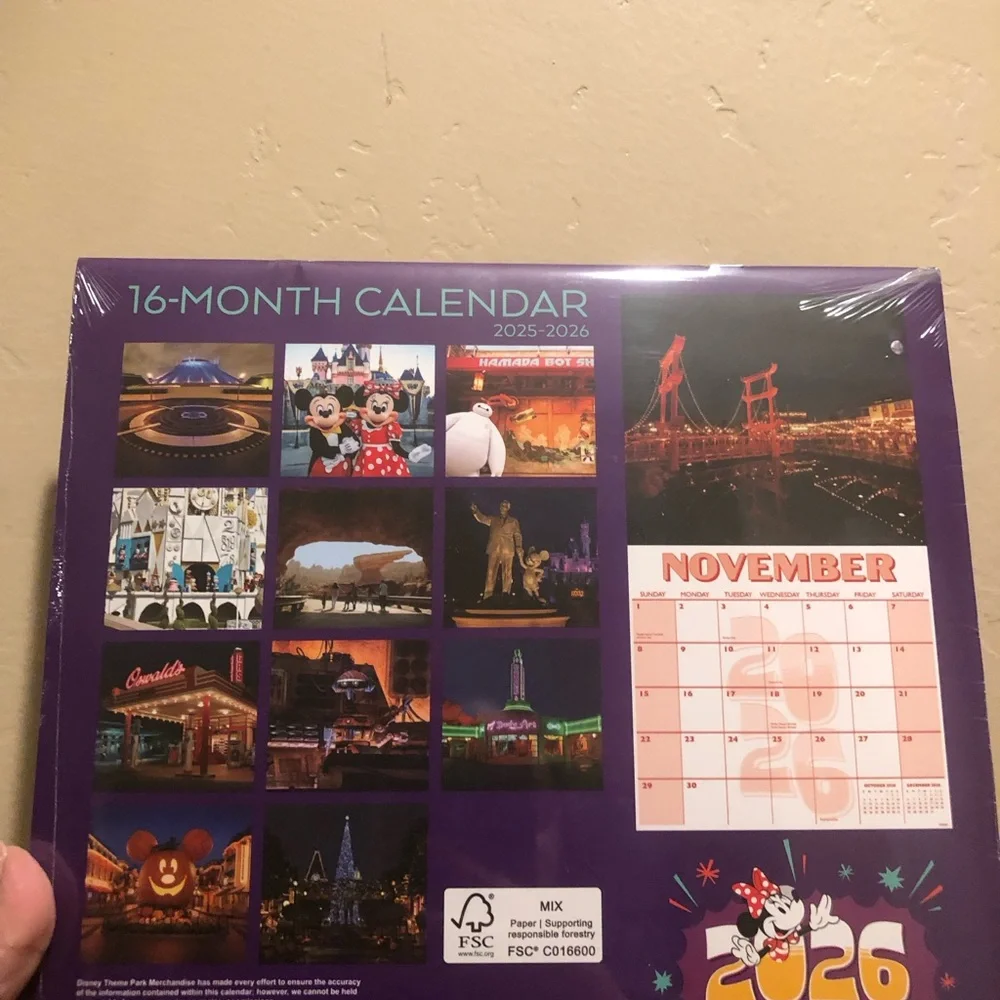 New Disneyland 2026 Calendar